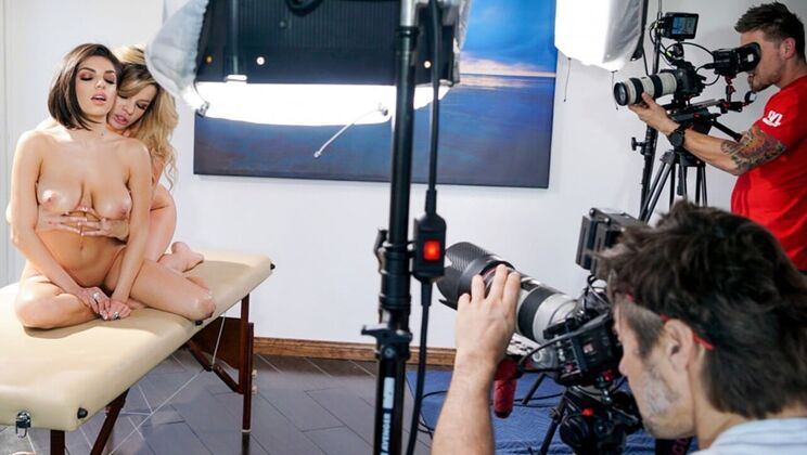 Lesbian Temptation: Petite, Blonde, and Brunette