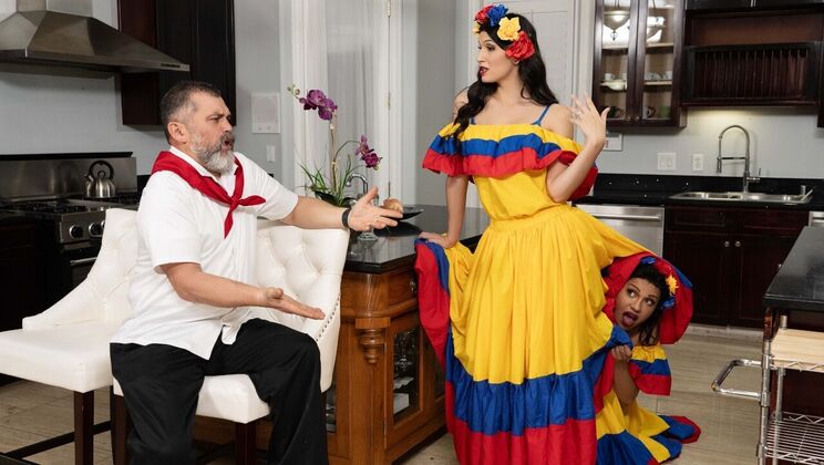 [TransAngels] - Big Tits Latina Gets Raunchy in Cumbia Dance - Jessy Dubai - Zariah Aura