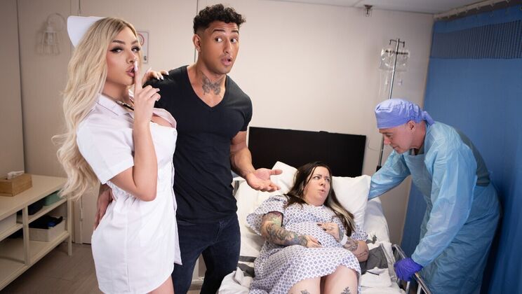 [TransAngels] - Doctor and Nurse Have Interracial Sex - Kenzo Alvarez - Angellica Good