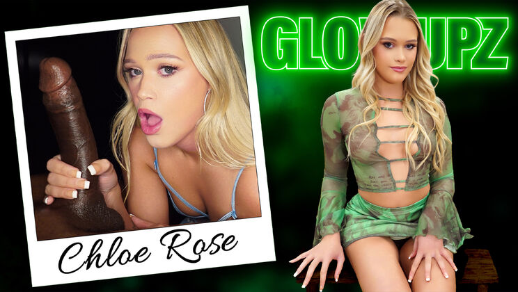 [GlowUpz] - Blonde Submits to Chocolate - Chloe Rose - Chocolate God