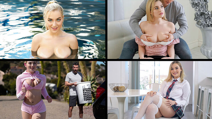 [TeamSkeetSelects] - Young & Old Drench Blake Blossom in Cum - Blake Blossom