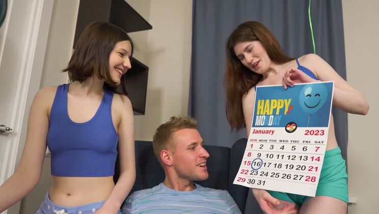 European Girls Get Wild with a Guy