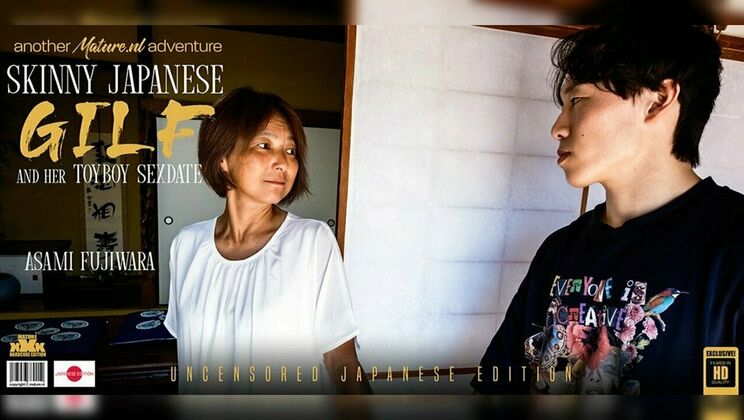 [Mature.nl] - Japanese Granny Asami Fujiwara Gets Cum on Pussy - Ayumu - Asami Fujiwara