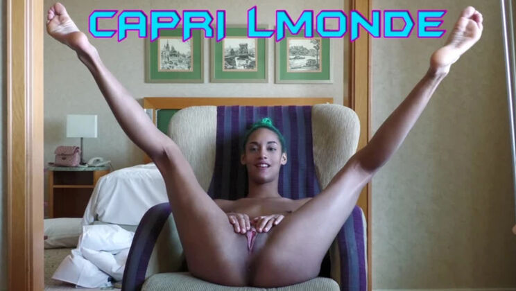 [WakeupnFuck] - Tanned Capri Lmonde's Hotel Room Fun - Capri Lmonde