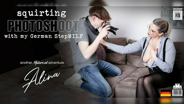 [Mature.nl] - Alina, a Mature German Mom, Gets Fucked by Stepson