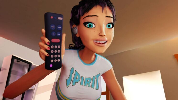 Brunette Cheerleader Fingering Solo