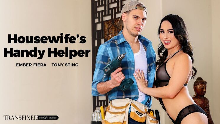 [Transfixed] - Housewife's Handy Helper Fucks Her - Tony Sting - Ember Fiera
