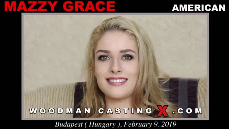 [WoodmanCasting] - Beautiful Young Mazzy Grace Strips - Mazzy Grace