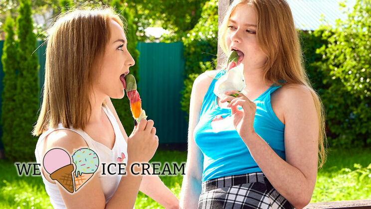 [ClubSweethearts] - Girls Licking Ice Cream in the Sun - Casey Reed - Sweety Hilary
