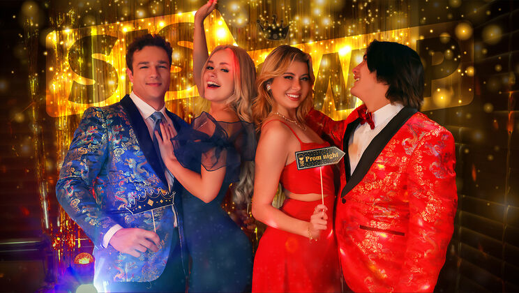 [SisSwap] - Blonde Prom Queens Get Facial Treatment - Jayden Marcos - Khloe Kingsley - Stella Luxx - Axel Haze