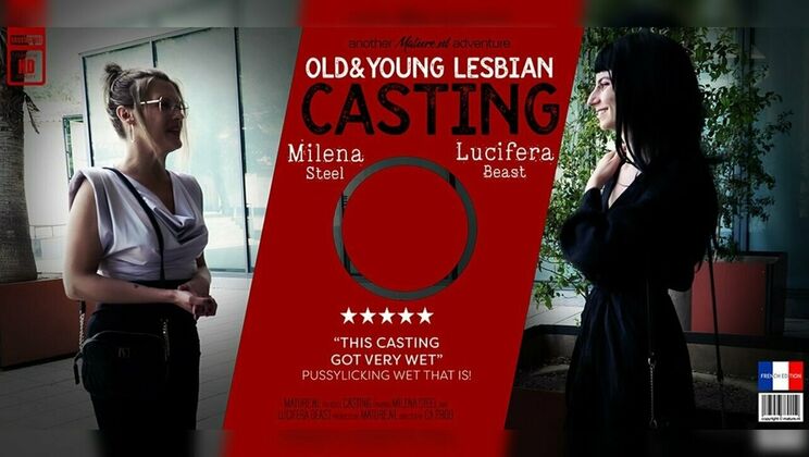 [Mature.nl] - Lucifera Beast and Milena Steel's Steamy Lesbian Casting