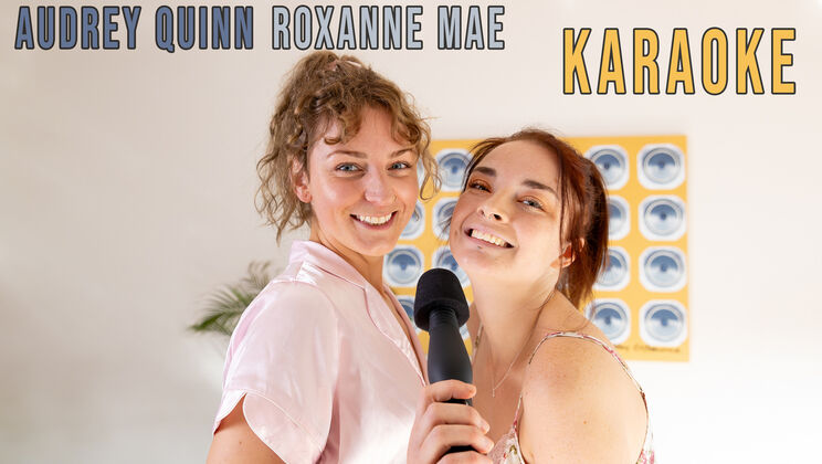 [GirlsOutWest] - Audrey Quinn & Roxanne Mae - Lesbian Karaoke Sexpot - Audrey Quinn - Roxanne Mae