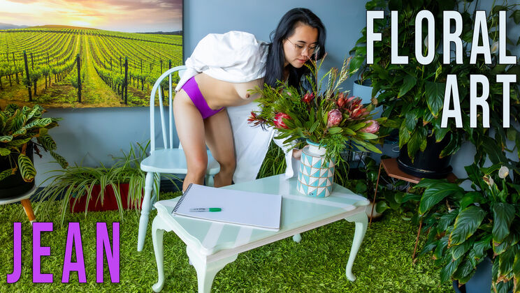 [GirlsOutWest] - Jean's Tiny Boobs and Flower Power - Jean