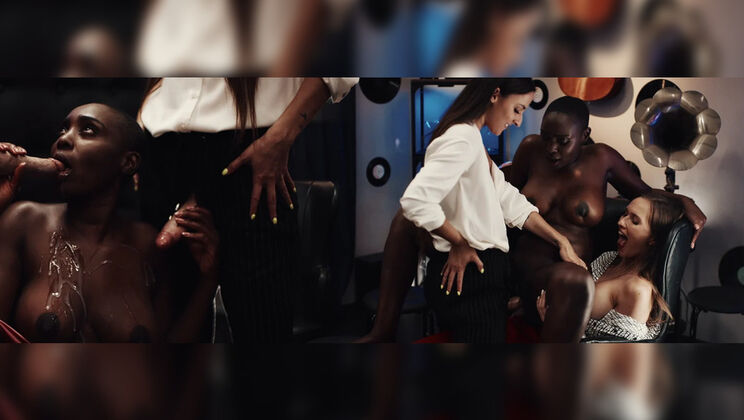 [FutanariXXX] - Zaawaadi and Amirah Adara's Secret Blowjob Encounter