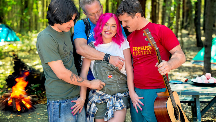 [FreeUseFantasy] - Blowjob and Cum on Tits for Camper Cutie - Robby Echo - Clarke Kent - Gracie Gates - Elias Cash