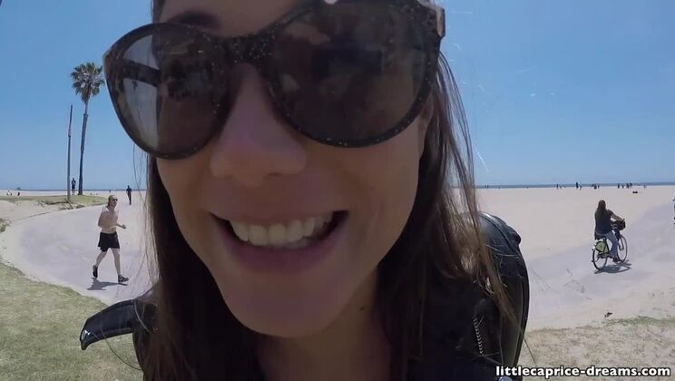 LittleCaprice Gives Blowjob & Cowgirl Ride in Part 3 USA Adventure