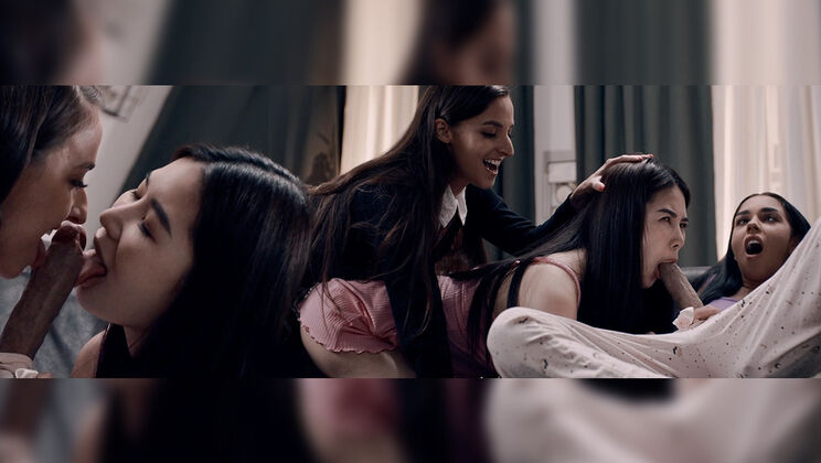 [FutanariXXX] - Big Tits Asian DP - Amirah Adara - Black Angel - Rikako Katayama