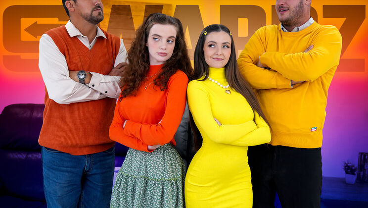 [DaughterSwap] - Redheads and Brunettes Take Charge - Juan Largo - Danny Mountain - Serena Hill - Marina Vaylor