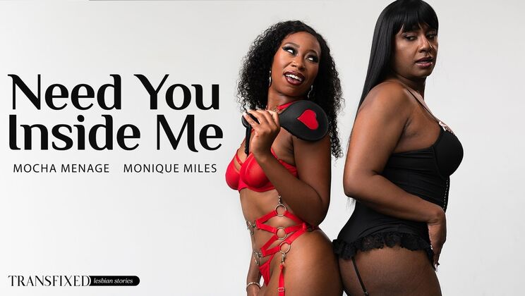 [Transfixed] - Shemale Mocha Menage Enjoys Girl on Girl Action - Mocha Menage - Monique Miles