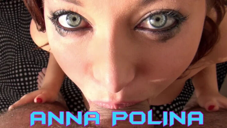 [WakeupnFuck] - Skinny Brunette Anna Polina in Erotic Striptease - Anna Polina