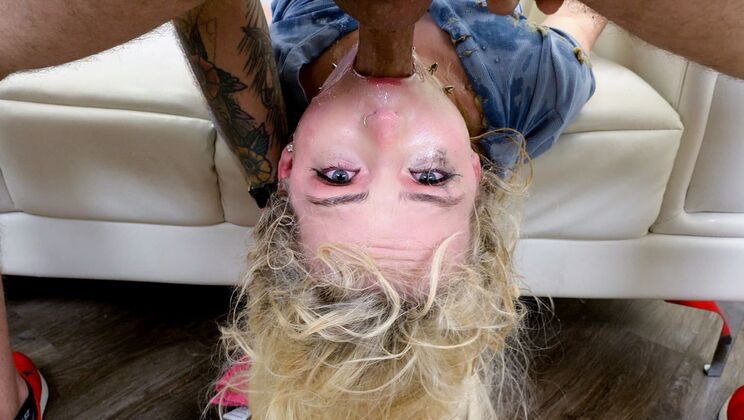 [EvilAngel] - Spanking and Facial for Lilly Bell - Lilly Bell - Bryan Gozzling