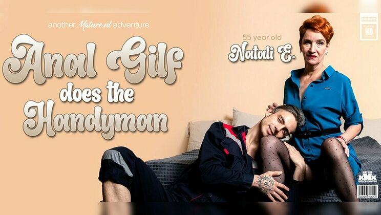 [Mature.nl] - 55-Year-Old GILF Sucks & Fucks Young Handyman