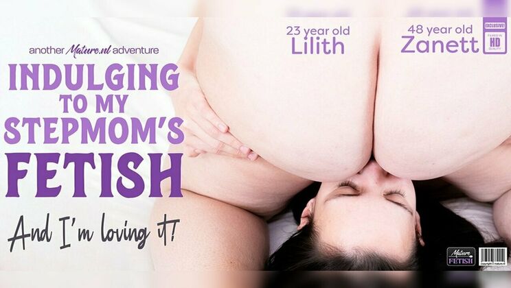 [Mature.nl] - Big tits stepmom Zanett facesits young Lilith in lesbian action - Lilith - Zanett