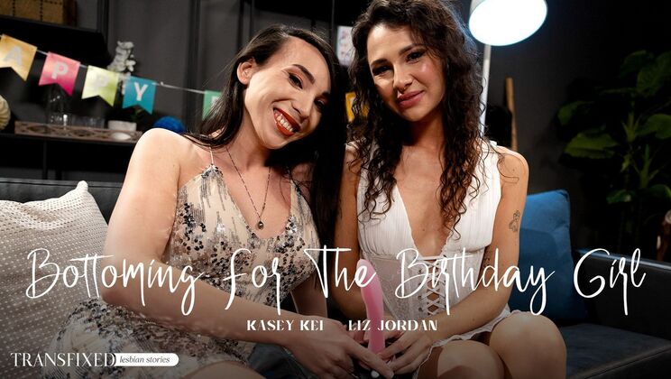 [Transfixed] - Liz Jordan Takes Shemale Cock Deep in Her Ass - Kasey Kei - Liz Jordan