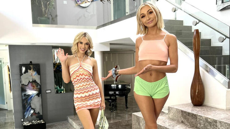 [intimatePOV] - Threesome Fun With Girlfriends Chloe & Sky - Chloe Temple - Sky Pierce