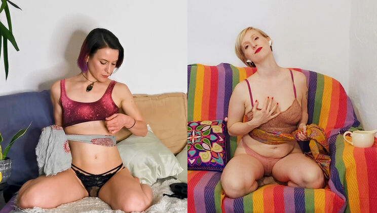 [Ersties] - Flora X & Veronica B's Intimate JOI Session: Fingering & Striptease - Flora X (Ersties) - Veronica B. (Ersties)