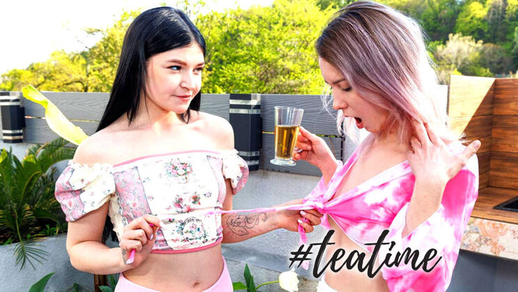 [ClubSweethearts] - Adorable European Lesbians Fingering & Licking Skirt Play - Alice Paradise - Virgin Butterfly