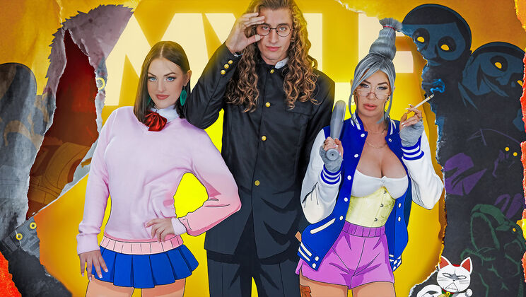 [BadMilfs] - Thick Top & PAWG Ride Him to Exorcise Ghosts - Lolly Dames - Giovanni - Lucy Lotus