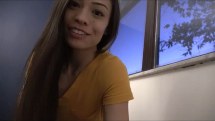 [FamilyTherapy] - Goodnight Kiss to Sexy Brunette Teen - Natasha Ty