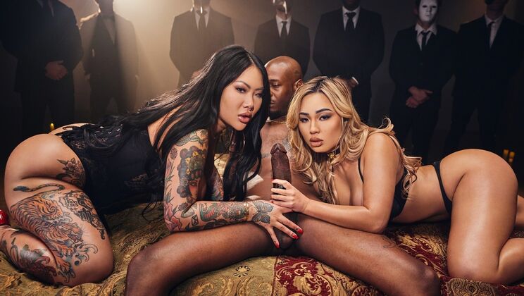 [Deeper] - Bare Witness: Cum Swapping Threesome with Doggy and Missionary - Anton Harden - Connie Perignon - Kazumi