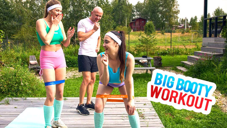 [ClubSweethearts] - Hardcore Workout Sex with Big Booty Aleks Sam - Aleks Sam - Remido - Leonoy Sparkle