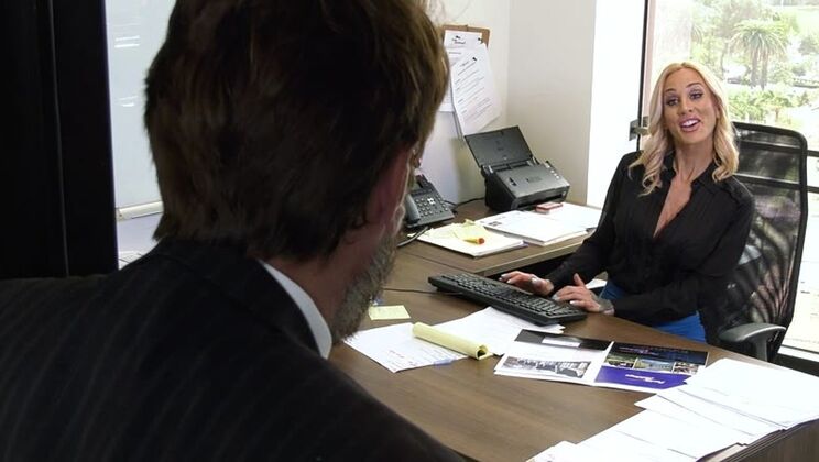 [PornWorld] - Shaved Pussy Blonde in High Heels Fucked Hard - Steve Holmes - Sarah Jessie