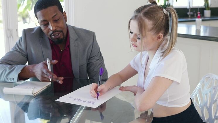 [PornWorld] - Coco Lovelock's Facial Cumshot after BBC Fucking - Isiah Maxwell - Coco Lovelock