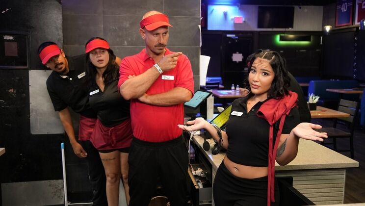 [RKPrime] - Employee Anais Amore Takes Big Cock in Bathroom - Anais Amore - Mike Ox