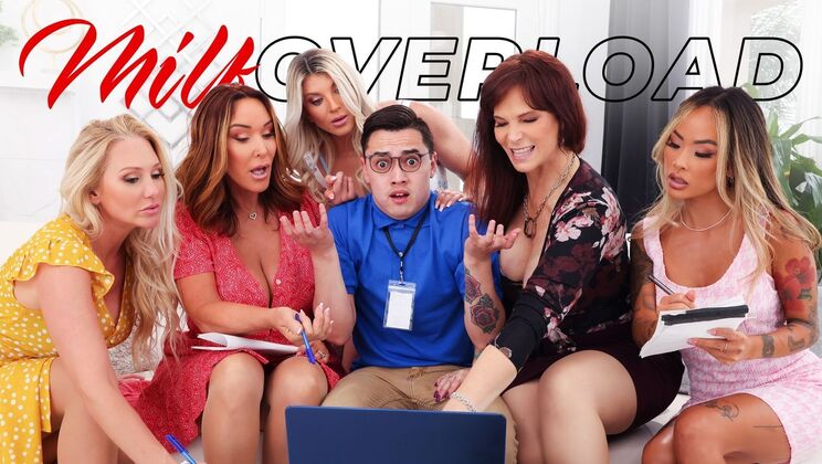 [MILFOverload] - Asian MILF Linda Lan's Ball Play & Doggystyle - Syren De Mer - Alexis Malone - Juan Loco - Rachel Steele - Linda Lan - Taylor Wild