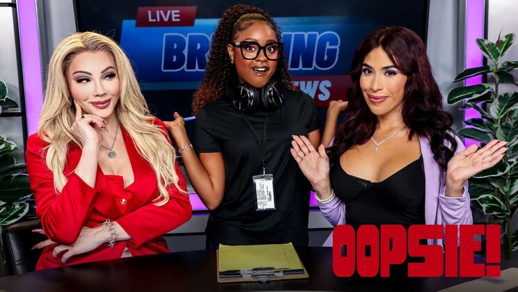 [Oopsie!] - Colored Hair Girl Takes a Hard Anal Pounding and Creampie - Destiny Mira - Ariel Demure - Avery Lust