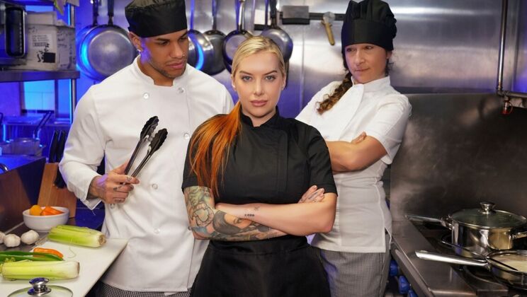 [DigitalPlayground] - Muscular Chef Stands and Carries Ballerina for Quickie - Cubbi Thompson - Mike Ox