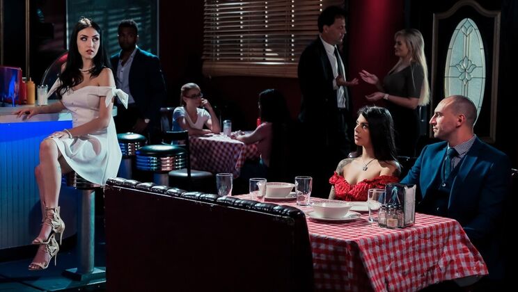 [DigitalPlayground] - Lesbian Pool Party with Big Tits Worship and Outie Pussy - Gina Valentina - Jade Baker