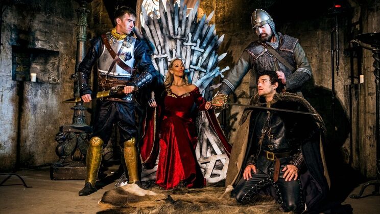 [DigitalPlayground] - Rebecca More's Big Tits Worshipped in a Threesome - Rebecca More - Tina Kay - Danny D