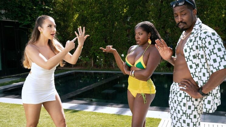 [DigitalPlayground] - Big Tits And Big Cock Interracial Outdoor Fuck - Isiah Maxwell - Amari Anne - Melissa Stratton