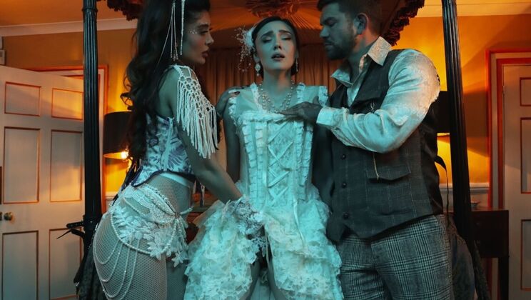 [DigitalPlayground] - Pussy Licking and Vibrator Fun in FFM Threesome Sex - Juan Lucho - Marina Maya - Catherine Knight