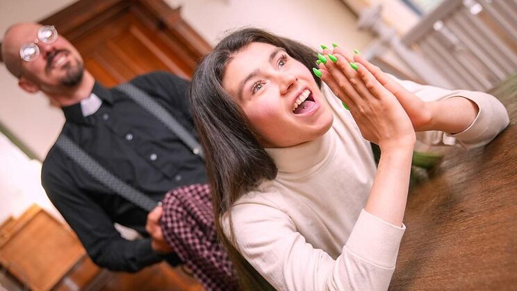 [DamnTight] - Tony The D hears Confession While Fucking Ass - Tony The D - Ella June