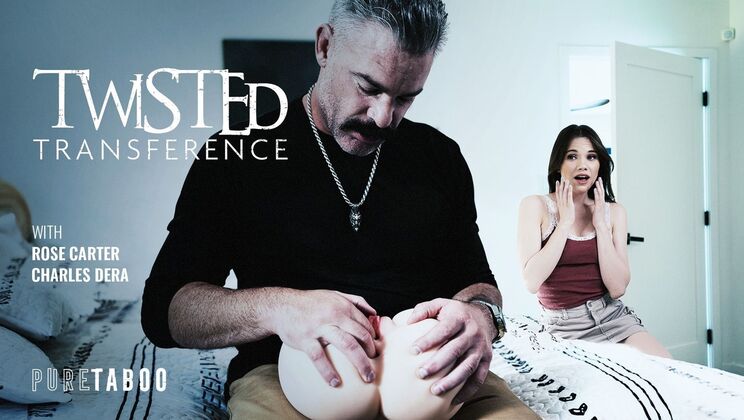 [PureTaboo] - Brunette Rose Carter Gagging On Cock - Rough Throat Fuck - Charles Dera - Rose Carter