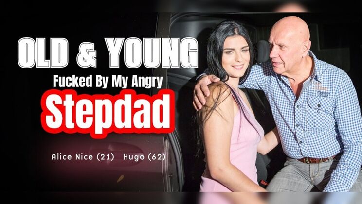 Grandpa Gets Blowjob After Breakdown: Alice Nice Sucks Cock