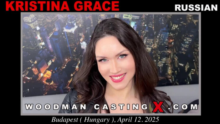 Kristina Grace Casting: Big Mouth Takes Double Anal and Deepthroat
